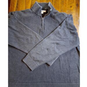 Goodthreads Men's Quarter Zip Black Jumper